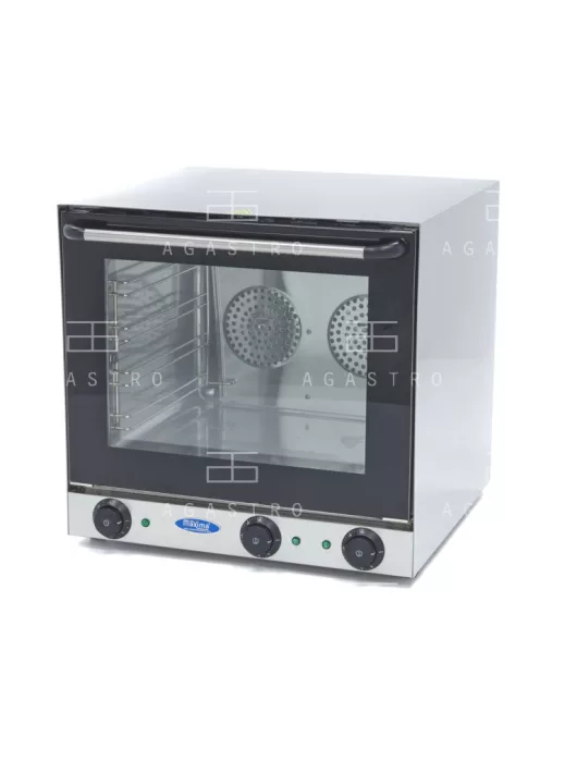 MAXIMA Elektromos hőlégkeveréses sütő - 4 tálca - grill és gőz - 2,67 kW