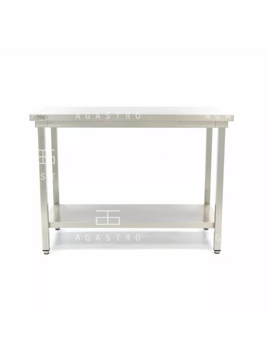 Rozsdamentes acél asztal 80 x 70 cm - állítható magasságú
