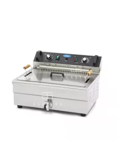 MAXIMA Elektromos olajsütő 20 L - lefolyócsappal - 400 V
