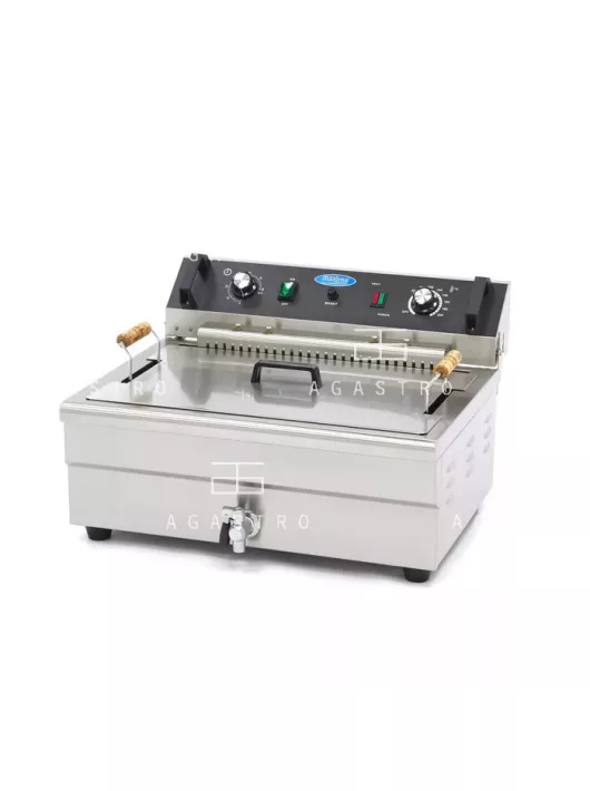 MAXIMA Elektromos olajsütő 20 L - lefolyócsappal - 400 V