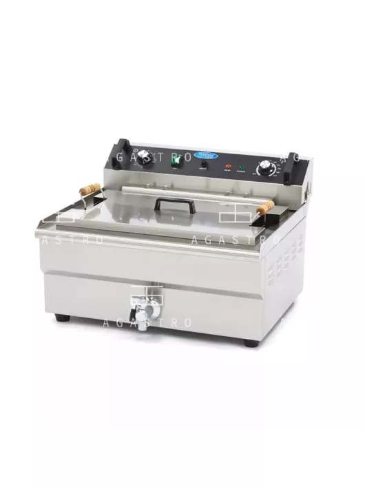 MAXIMA Elektromos olajsütő 30 L - lefolyócsappal - 400 V