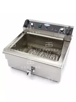 MAXIMA Elektromos olajsütő 30 L - lefolyócsappal - 400 V