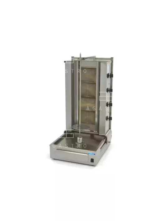 MAXIMA Gázüzemű gyros sütő - 4 égő - 70 kg hús