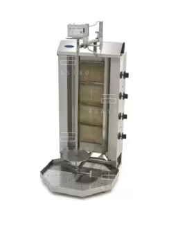 MAXIMA Gázüzemű gyros sütő - 4 égő - 50 kg hús