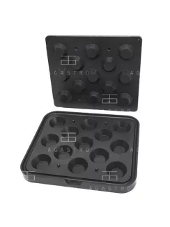 MAXIMA Sütőforma tál - kerek - 67/41 mm - 13 darab