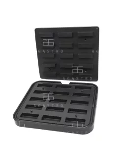   MAXIMA Sütőforma tál - téglalap - 90x30/85x26 mm - 15 darab