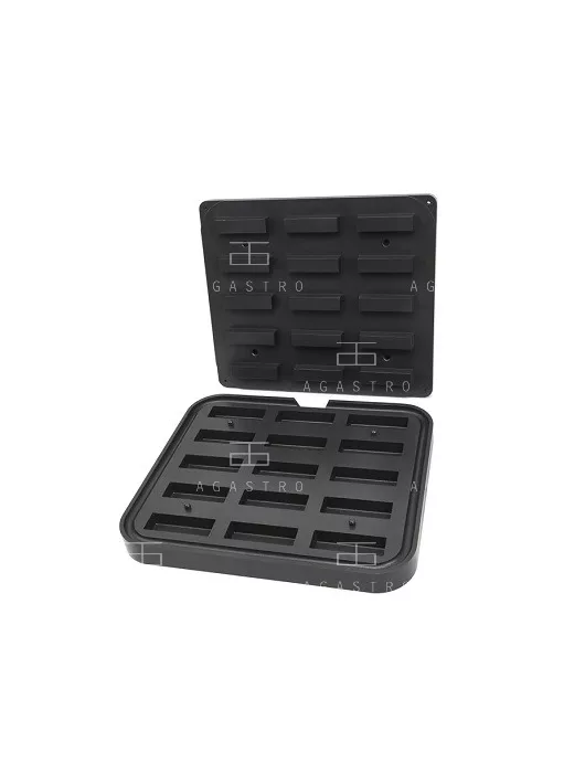 MAXIMA Sütőforma tál - téglalap - 90x30/85x26 mm - 15 darab