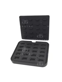 MAXIMA Sütőforma tál - téglalap - 64x41/45x22 mm - 20 db