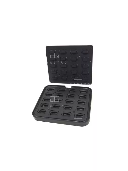 MAXIMA Sütőforma tál - téglalap - 64x41/45x22 mm - 20 db