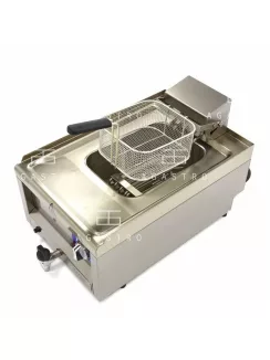 MAXIMA Elektromos olajsütő 10 L - lefolyócsappal - 400 V