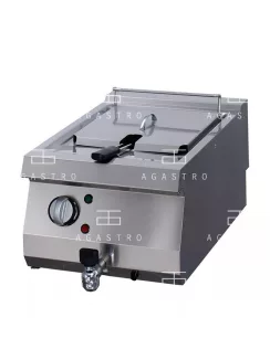 MAXIMA Elektromos olajsütő 12 L - lefolyócsappal - 400 V