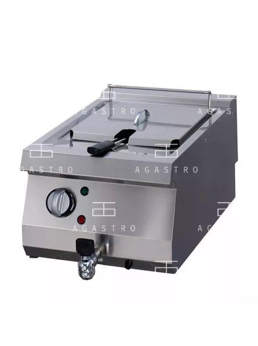 MAXIMA Elektromos olajsütő 12 L - lefolyócsappal - 400 V