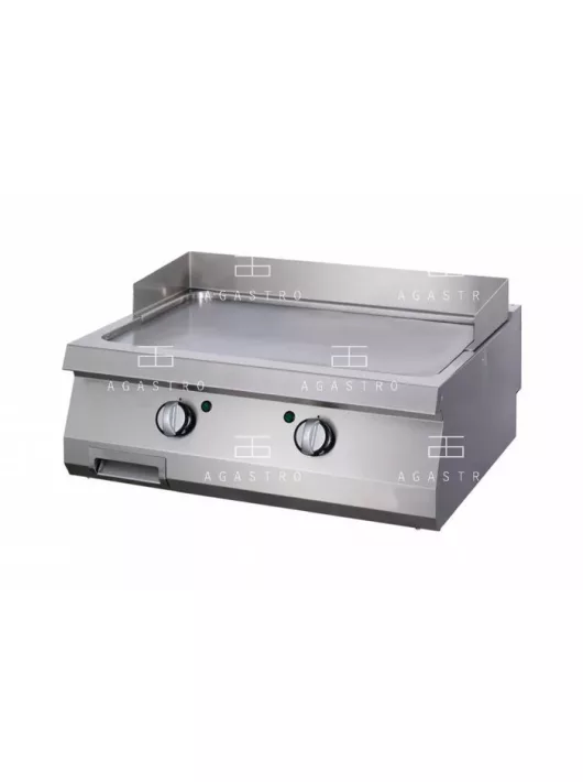 MAXIMA Gázüzemű rostlap, grillező 14 kW - 2 zónás - szatén - sima - 70 cm mélységű