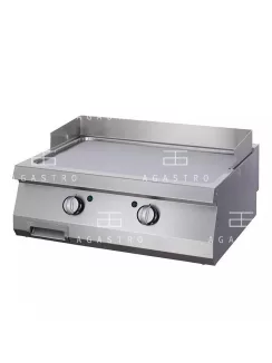   MAXIMA Elektromos rostlap, grillező - 2 zónás - krómozott - sima - 400 V - 70 cm mélységű