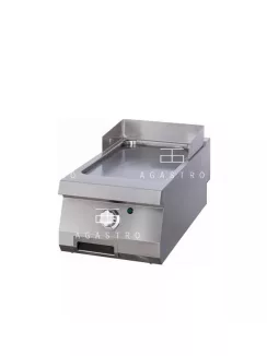   MAXIMA Elektromos rostlap, grillező - szatén - sima - 400 V - 90 cm mélységű