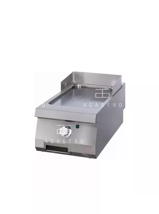 MAXIMA Elektromos rostlap, grillező - szatén - sima - 400 V - 90 cm mélységű