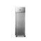MAXIMA Rozsdamentes ipari hűtőszekrény - 600 l - 7 állítható polc - rozsdamentes acél - kerekeken