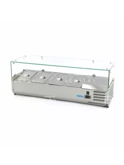 MAXIMA 120cm-es feltéthűtő- 4 x 1/3 GN tárolására