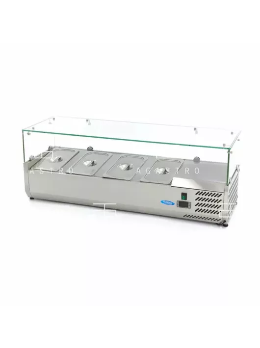 MAXIMA 120cm-es feltéthűtő- 4 x 1/3 GN tárolására