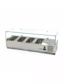 MAXIMA 120cm-es feltéthűtő- 4 x 1/3 GN tárolására
