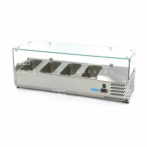 MAXIMA 120cm-es feltéthűtő- 4 x 1/3 GN tárolására