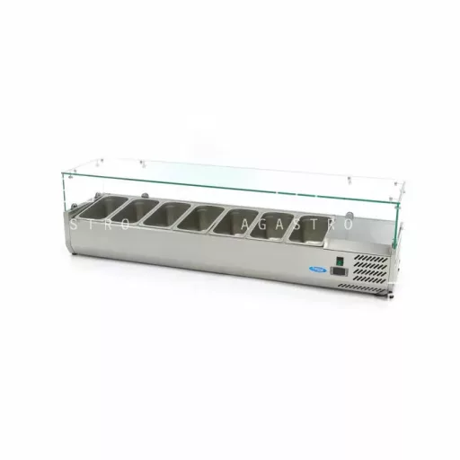 MAXIMA 160 cm-es feltéthűtő - 7 x 1/3 GN tárolására