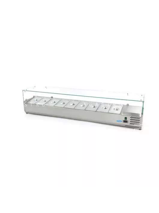 MAXIMA 200 cm-es feltéthűtő - 9 x 1/3 GN tárolására