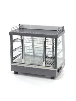   MAXIMA Fűtött bemutatóvitrin - 67,5 cm - 3 polc - 96 liter
