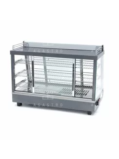   MAXIMA Fűtött bemutatóvitrin - 91,5 cm - 3 polc - 136 liter