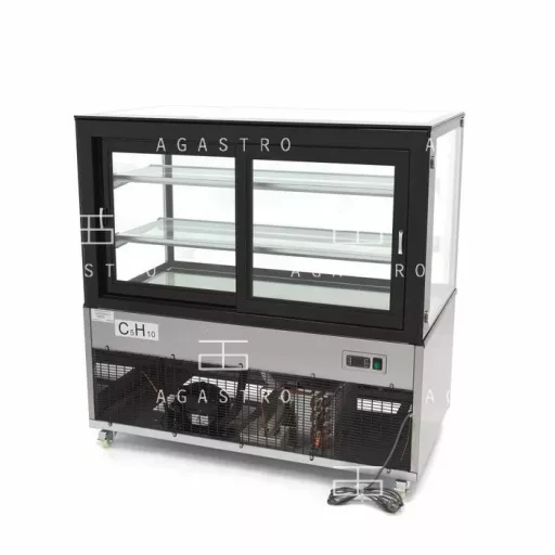 MAXIMA Hűtött bemutatóvitrin 122 cm - 400 L