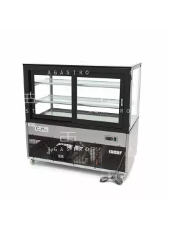 MAXIMA Hűtött bemutatóvitrin 152 cm - 500 L