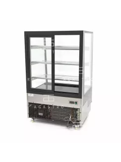 MAXIMA Hűtött bemutatóvitrin 90 cm - 400 L