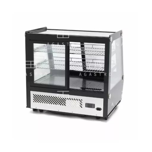 MAXIMA Hűtött bemutatóvitrin 71 cm - 125 L