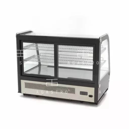 MAXIMA Hűtött bemutatóvitrin 88 cm - 160 L