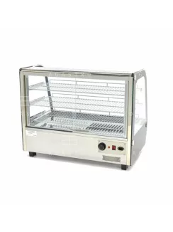   MAXIMA Fűtött bemutatóvitrin - 85,6 cm - 3 polc - 160 liter