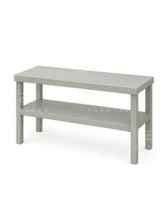 Kétszintes átadó polc 800x400x300 mm