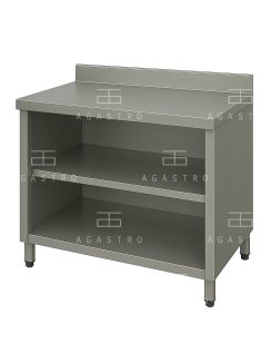 RM asztal burkolt hátsó felhajtással 1200x600x850 mm