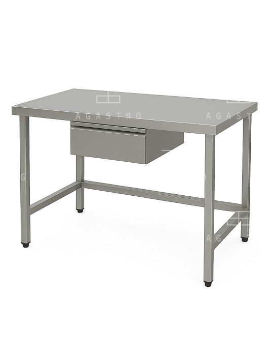 RM asztal fiókkal 400x600x850 mm