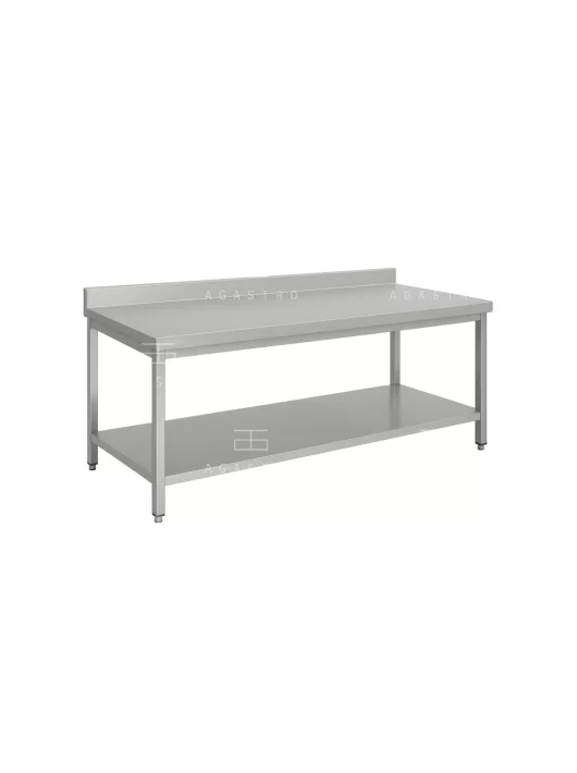 RM asztal polccal hátsófelhajtással 1100x700x850 mm