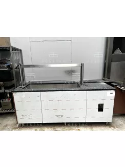 Rozsdamentes Márványpult felépítménnyel