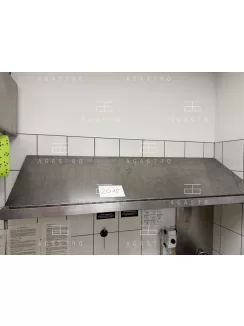 Rozsdamentes falipolc (ferde)