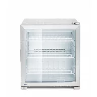  Üvegajtós fagyasztó - 90 liter - 620 x 593 x 680 mm