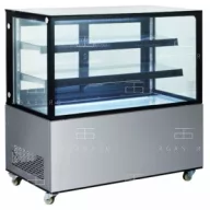  Hűtött bemutatóvitrin - 410 liter - 1224 x 677 x 1230 mm
