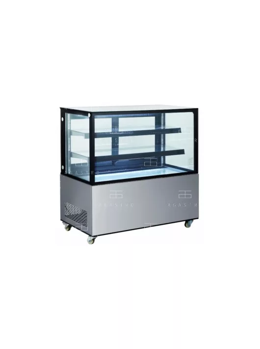 HENDI Hűtött bemutatóvitrin - 410 liter - 1224 x 677 x 1230 mm