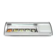  Sushi hűtött bemutatóvitrin 0...12 °C, 0.16 kW