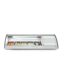 HENDI Sushi hűtött bemutatóvitrin 0...12 °C, 0.16 kW