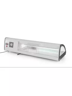 HENDI Sushi hűtött bemutatóvitrin 0...12 °C, 0.16 kW