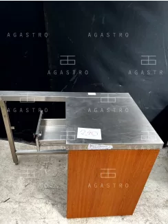 Sarokasztal fiókkal / kasszapult