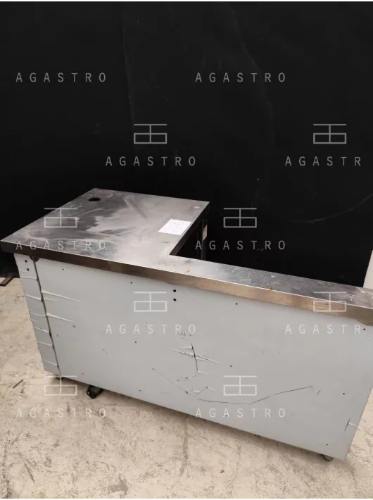 Rozsdamentes pult  / kasszapult