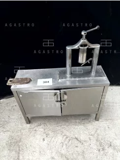 Rozsdamentes présasztal